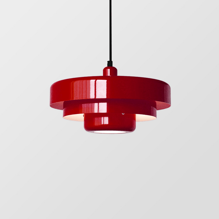 Lampa wisząca metalowa w stylu Bauhaus