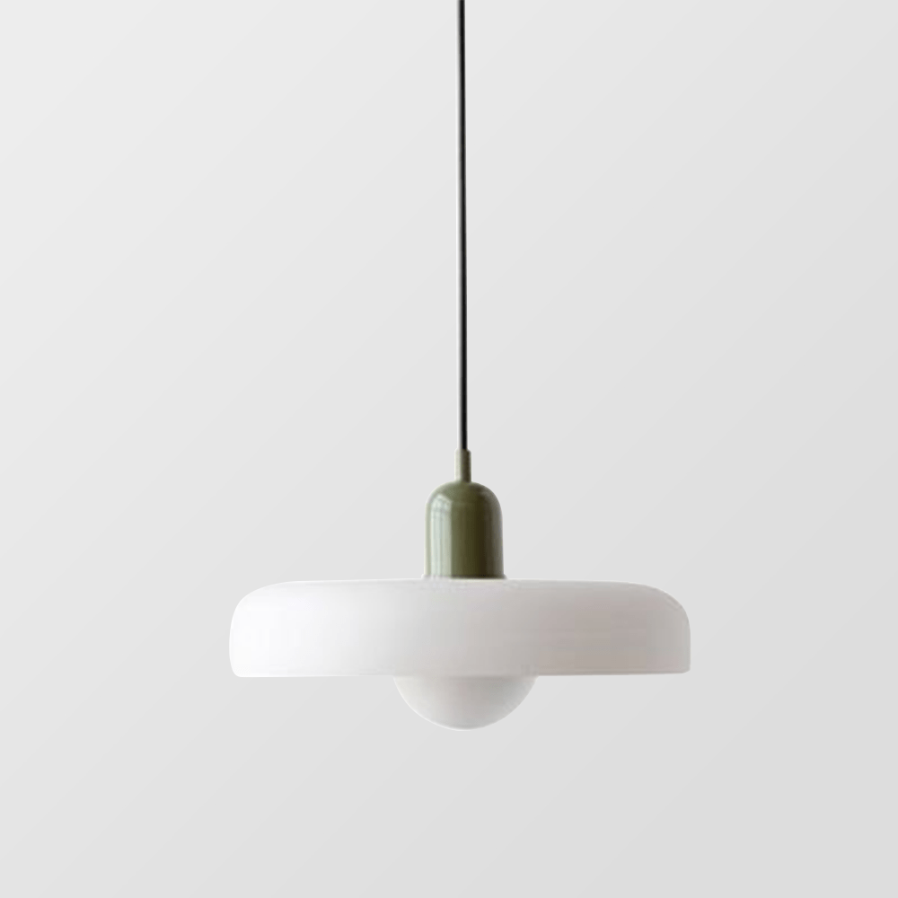 Lampa wisząca szklana w stylu Bauhaus