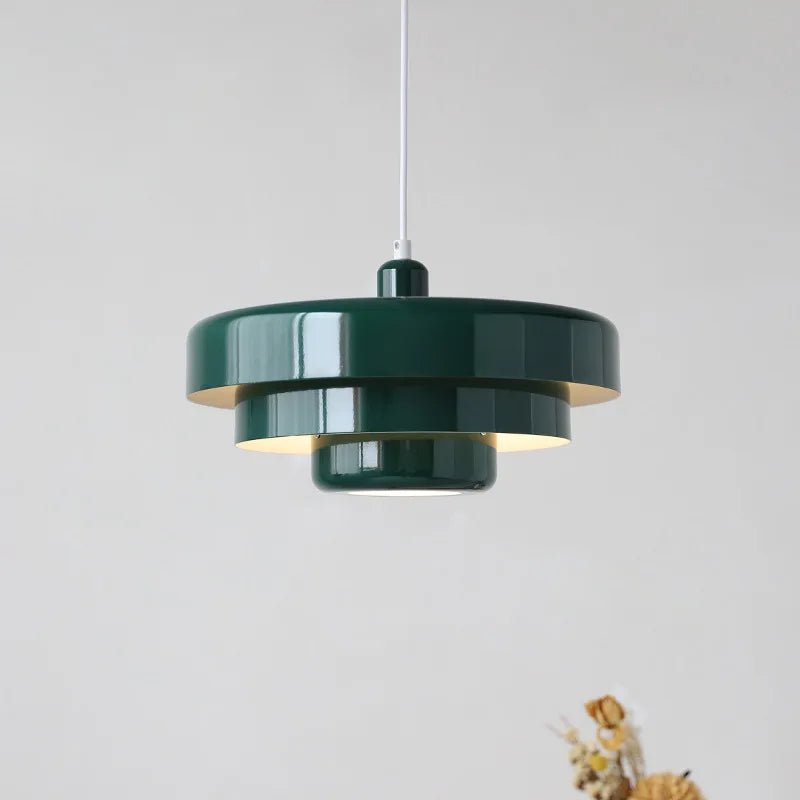 Lampa wisząca metalowa w stylu Bauhaus
