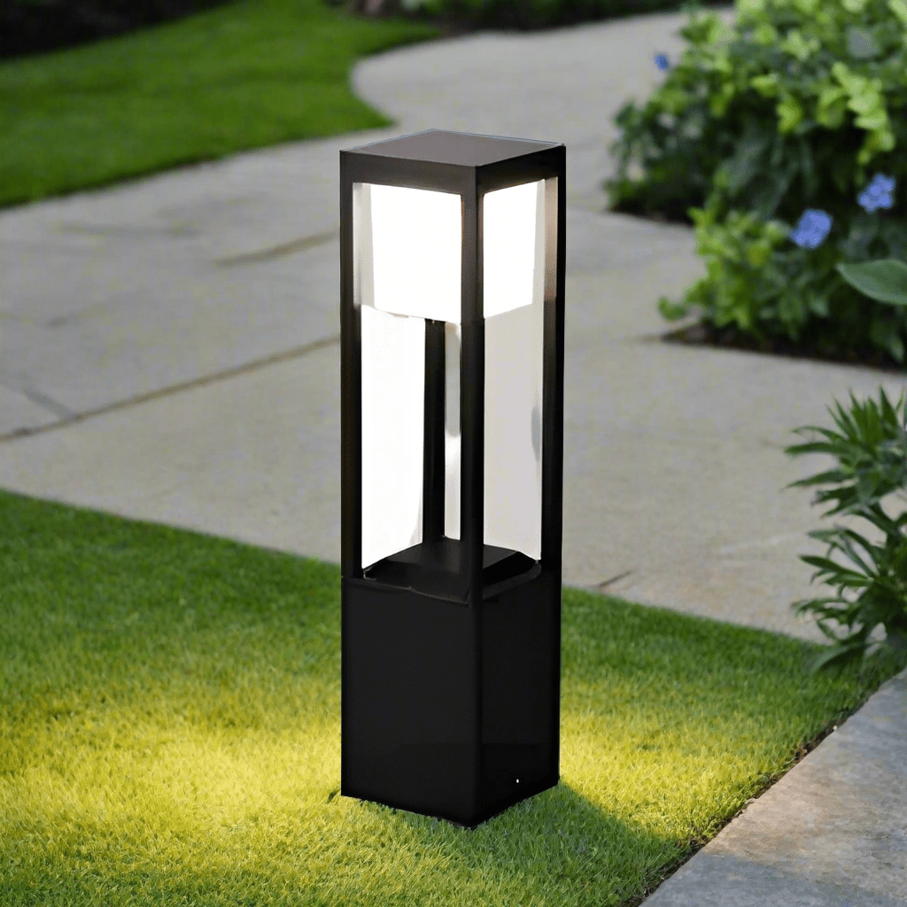 Lampa ogrodowa solarna LED Nimbus Cube 60 cm
