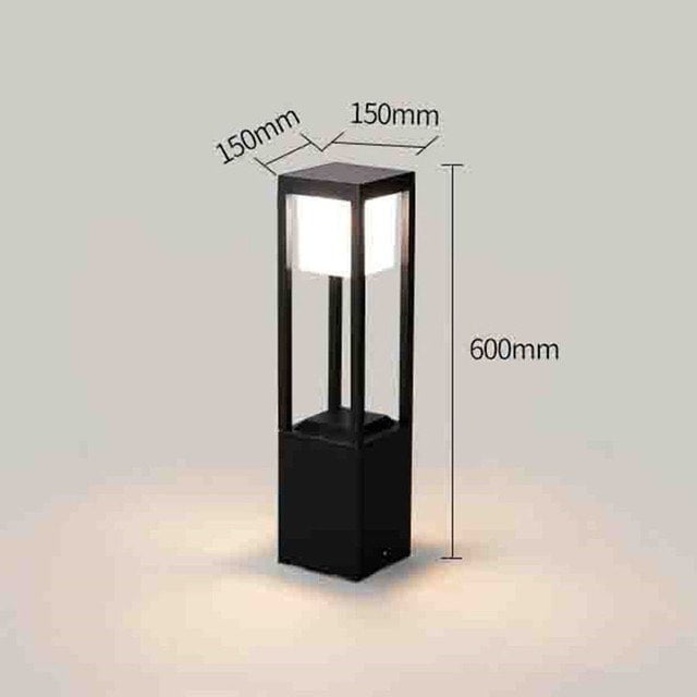 Lampa ogrodowa solarna LED Nimbus Cube 60 cm