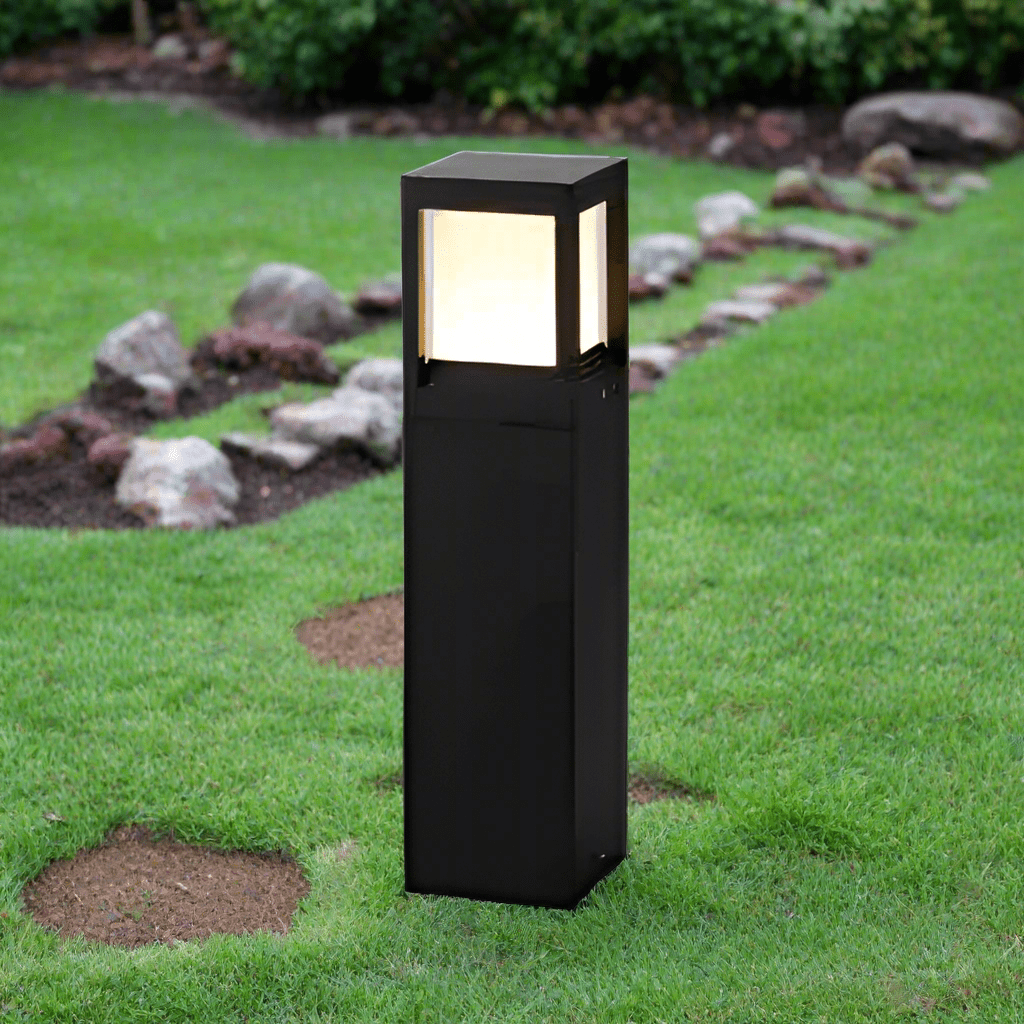 Lampa ogrodowa solarna LED Nimbus Cube 60 cm