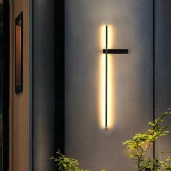 Nowoczesna wodoodporna lampa zewnętrzna LED ścienna