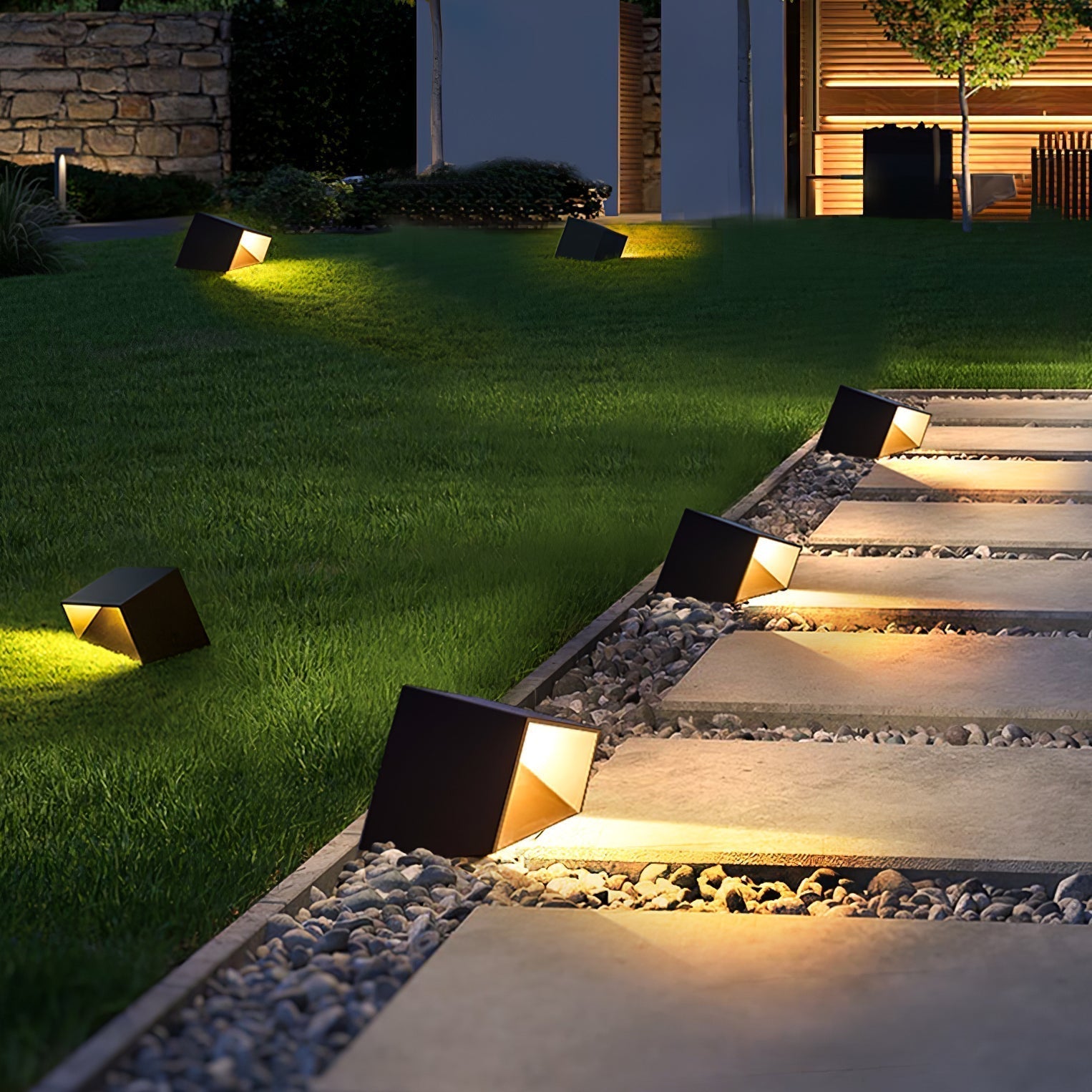 Lampa ogrodowa solarna LED Cube Garden