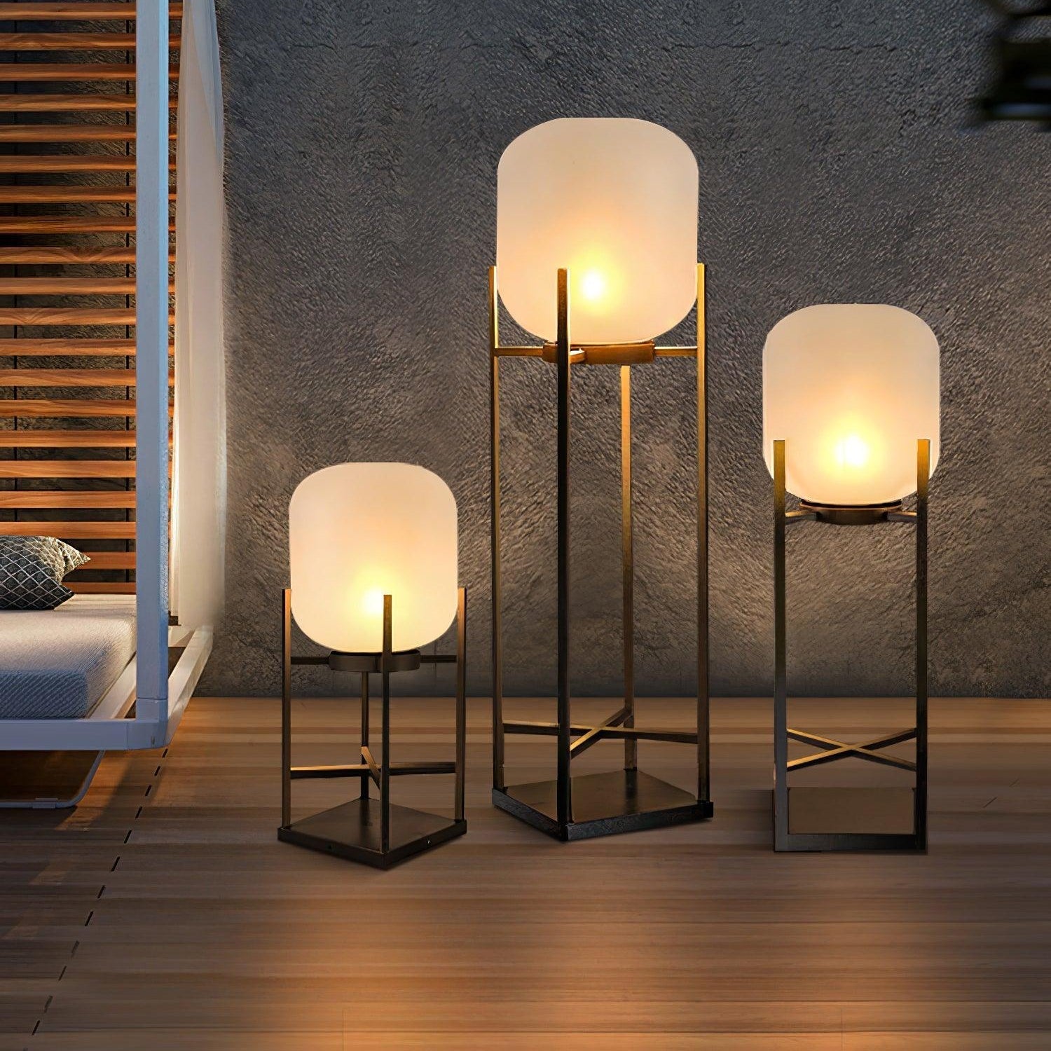 Zewnętrzna lampa podłogowa solarna LED