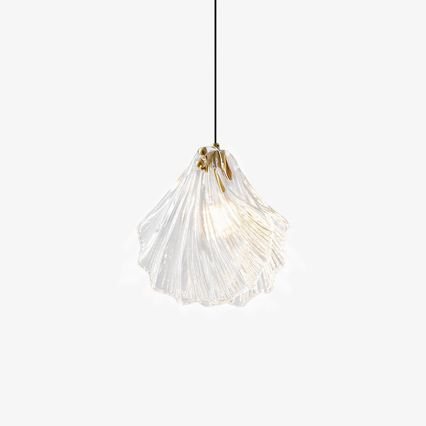 Lampa wisząca szklana Shell Mini