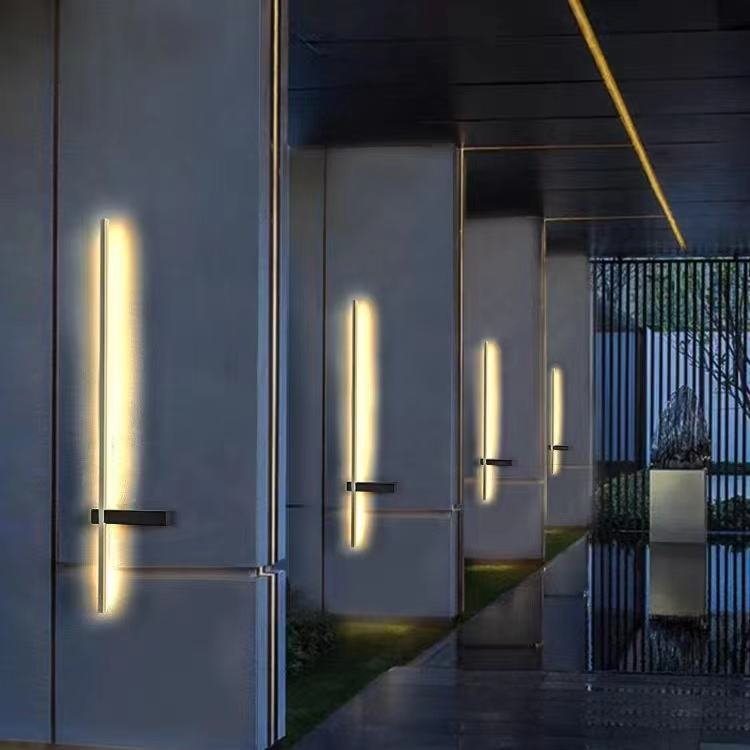 Nowoczesna wodoodporna lampa zewnętrzna LED ścienna
