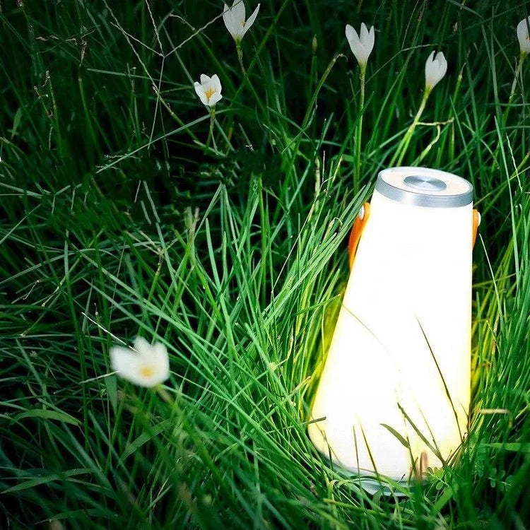 Przenośna lampa stołowa LED z uchwytem