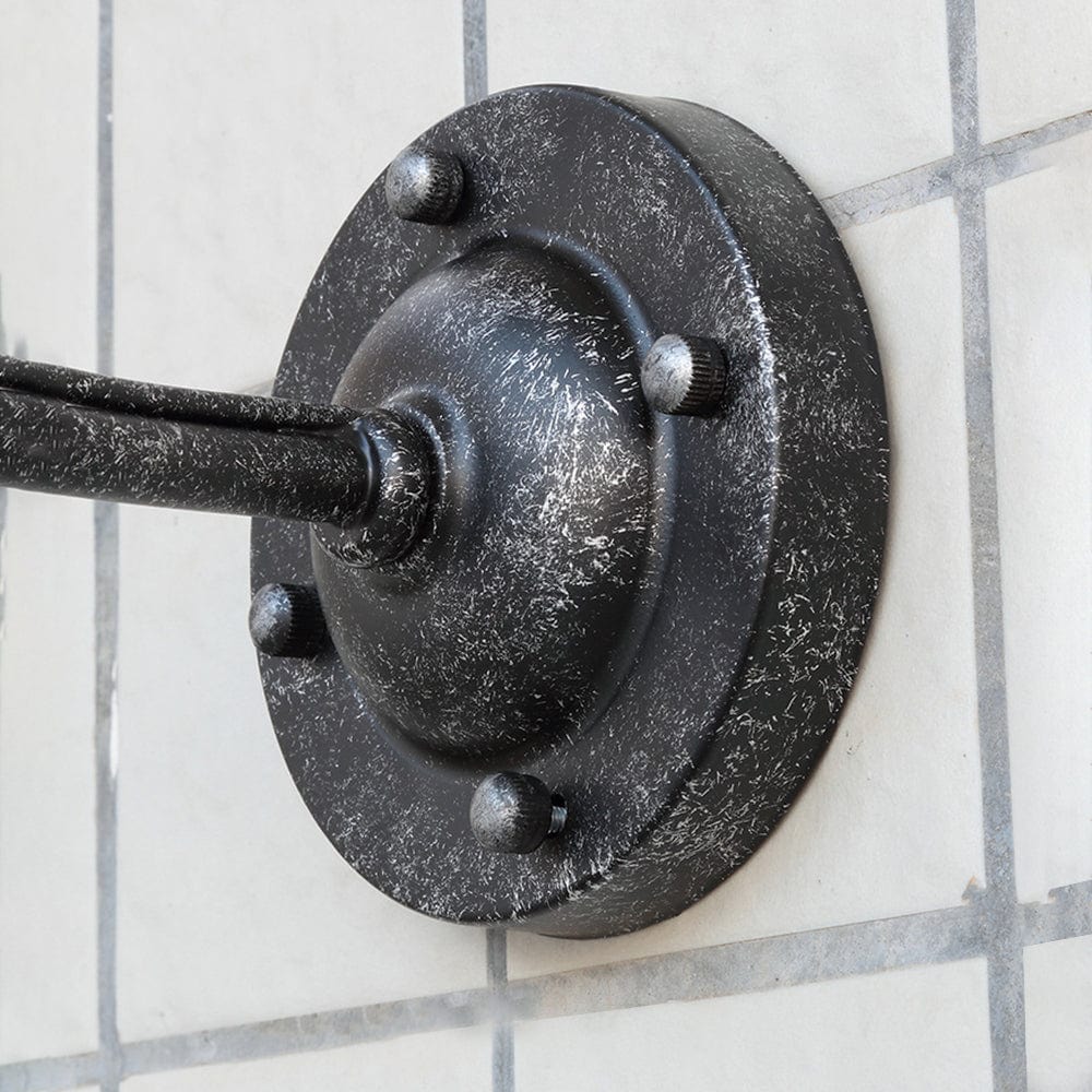 Kinkiet zewnętrzny vintage IP65 z metalowym kloszem