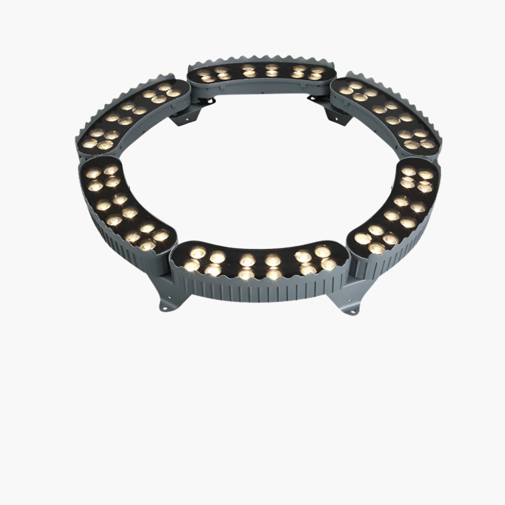 Okrągła lampa ogrodowa LED do podświetlania drzew