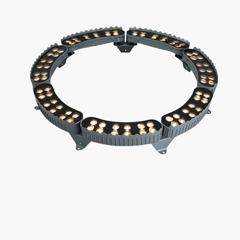 Okrągła lampa ogrodowa LED do podświetlania drzew