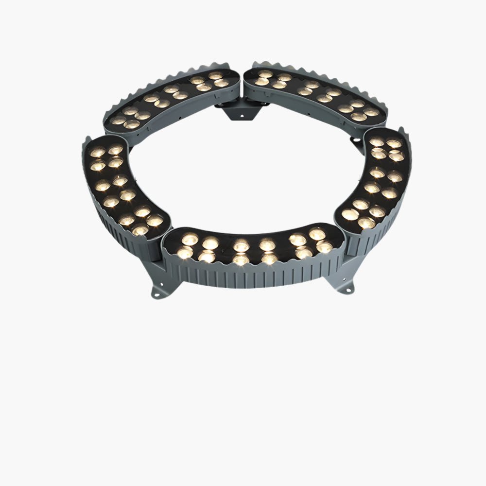 Okrągła lampa ogrodowa LED do podświetlania drzew