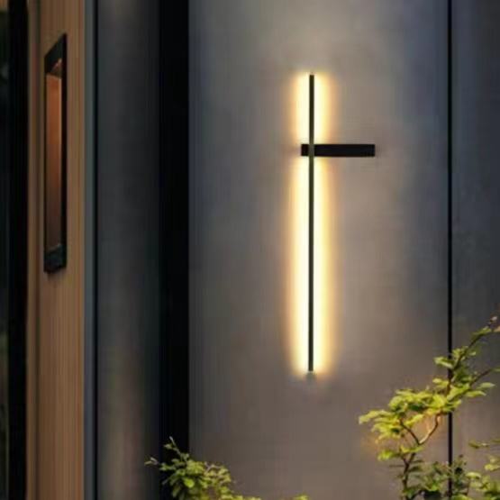 Nowoczesna wodoodporna lampa zewnętrzna LED ścienna