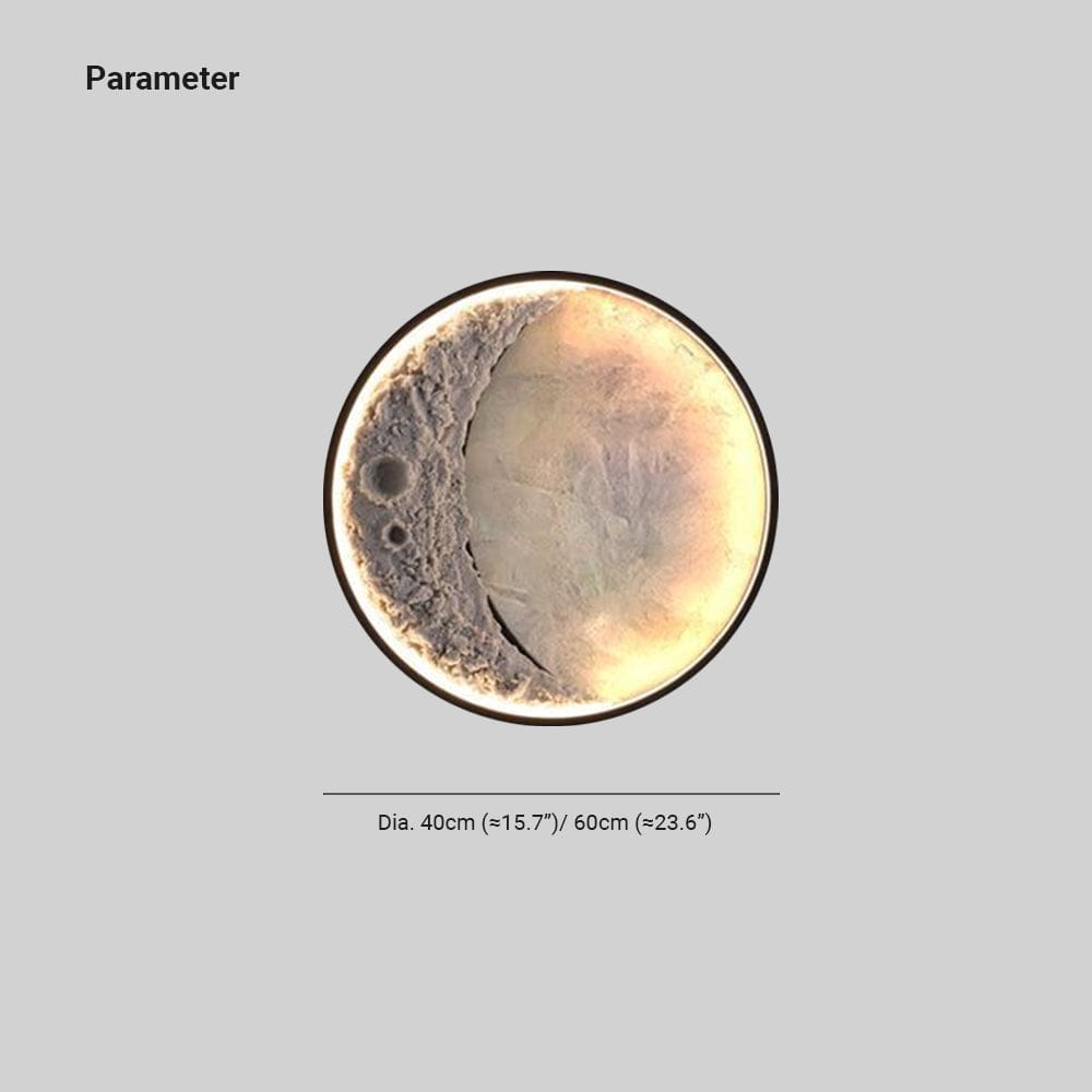 Zewnętrzny kinkiet LED w kształcie księżyca IP65