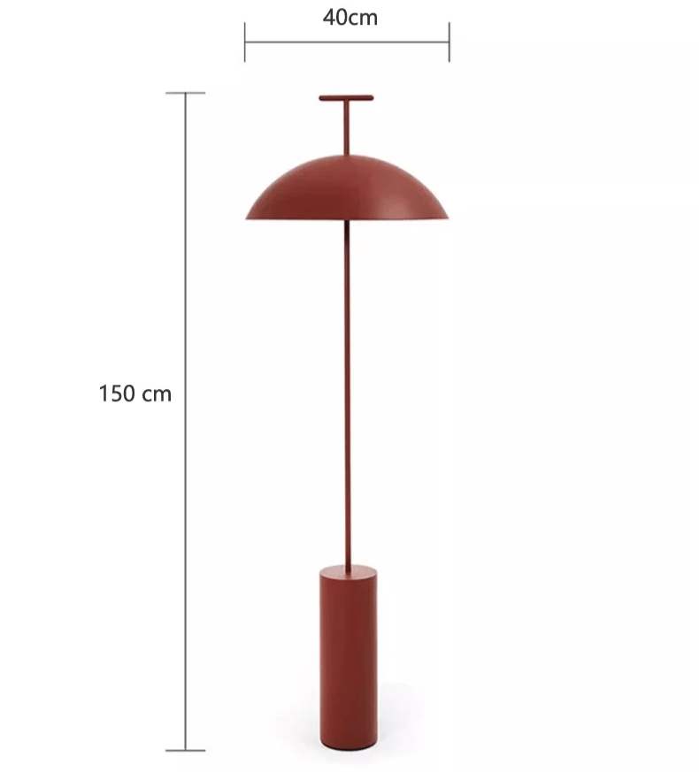 Minimalistyczna skandynawska lampa podłogowa LED