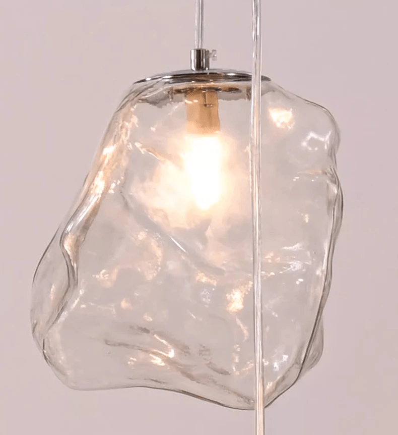 Nowoczesny żyrandol schodowy LED z wieloma kloszami