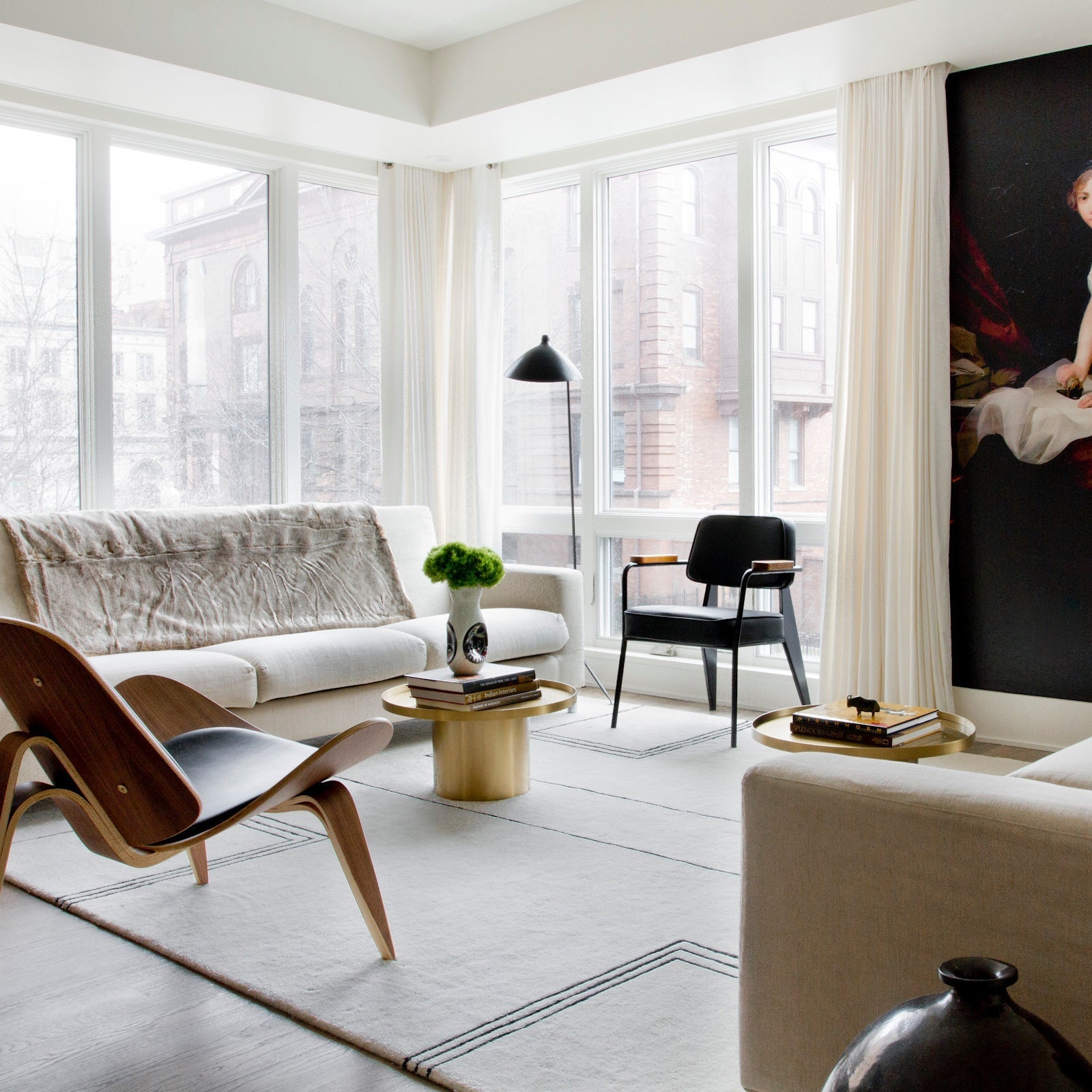 Nowoczesna lampa podłogowa metalowa czarna