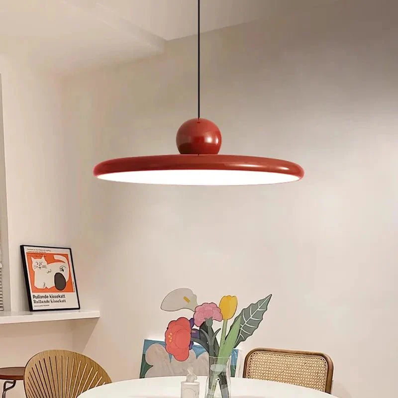 Lampa wisząca Bauhaus metalowa LED