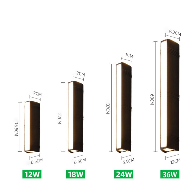 Zewnętrzny kinkiet ścienny LED wodoodporny