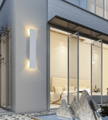 Wodoodporny kinkiet zewnętrzny LED aluminiowy