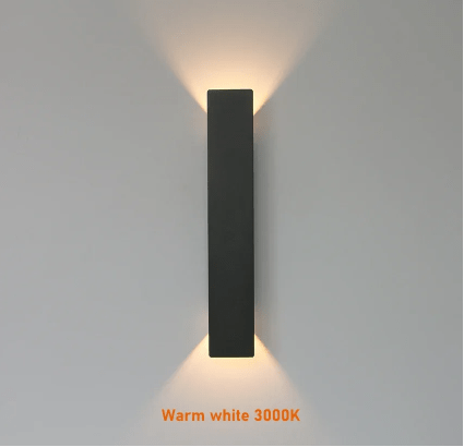 Wodoodporny kinkiet zewnętrzny LED aluminiowy